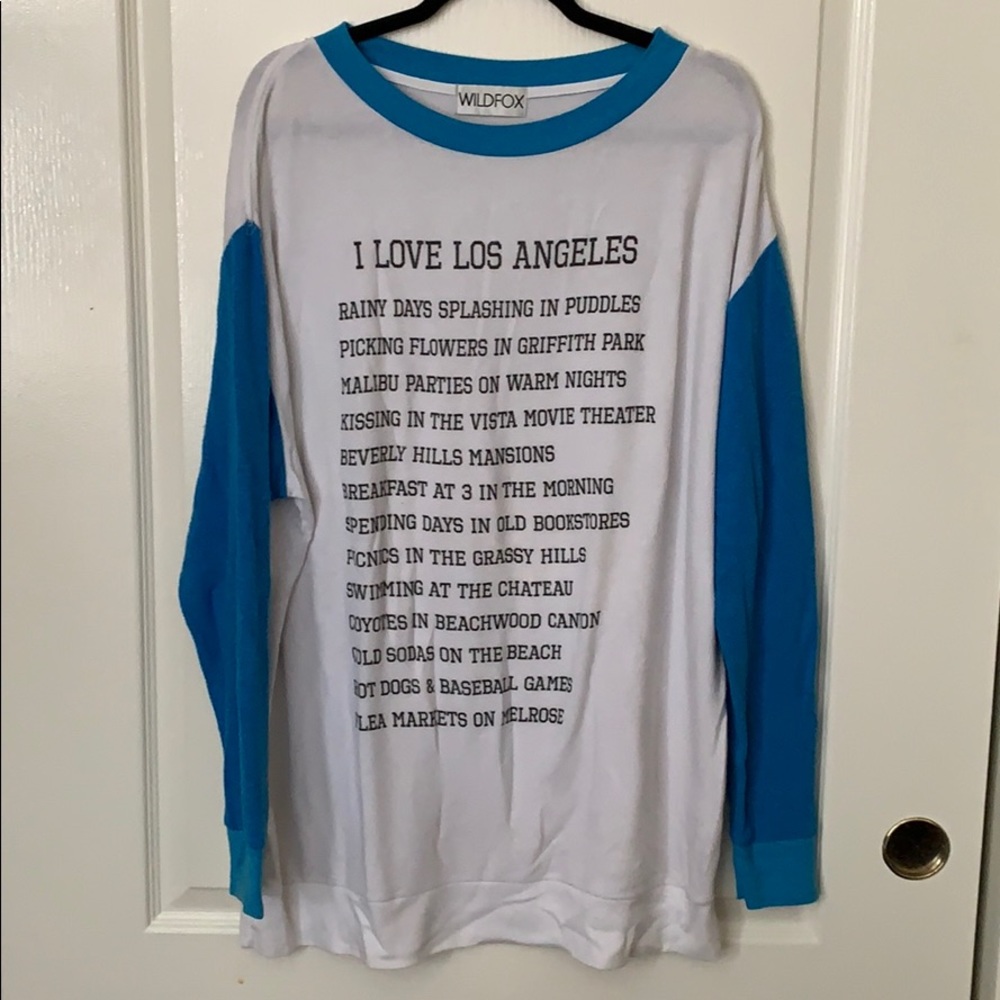 Wildfox I Love Los Angeles sweater
